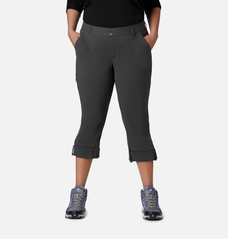 Pantaloni Columbia Saturday Trail Stretch Dama Negrii | Plus Size FBA1S80Z7